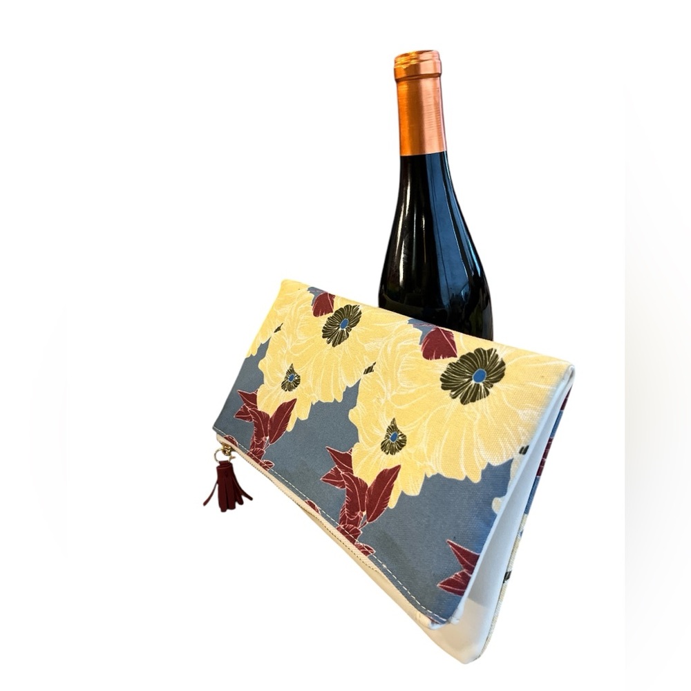 Rachel Pally Reversible Clutch Leather(ette) & Canvas